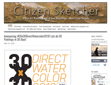 Tablet Screenshot of citizensketcher.com